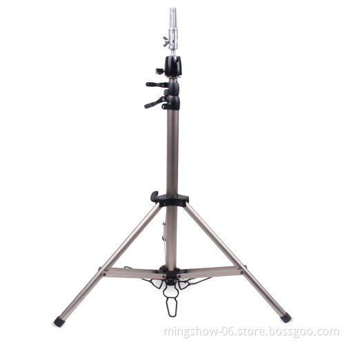 Adjustable Tripod Stand Holder Mannequin Head Tripod Hairdressing Training Head Holder Hair Stand Hair Training Tool